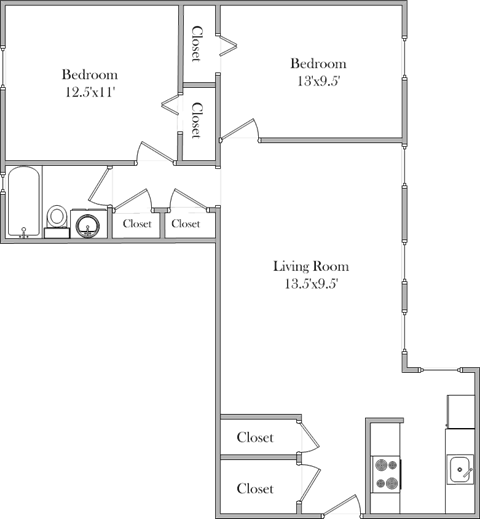 2 bed 2 bath A at Eagles Crossing Apartment , Washington